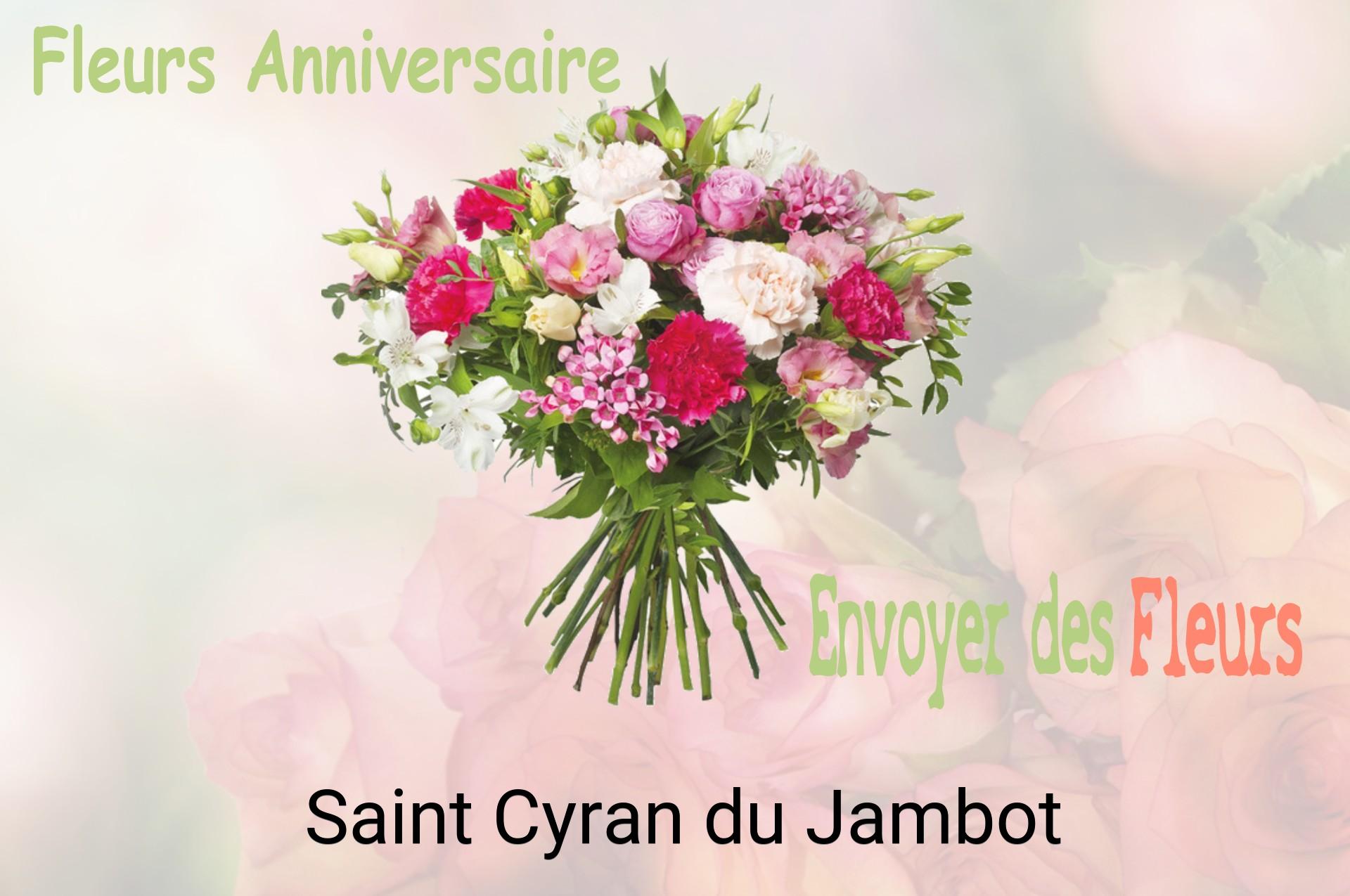 Bouquet de fleurs d’anniversaire livré à Saint-Cyran-du-Jambot