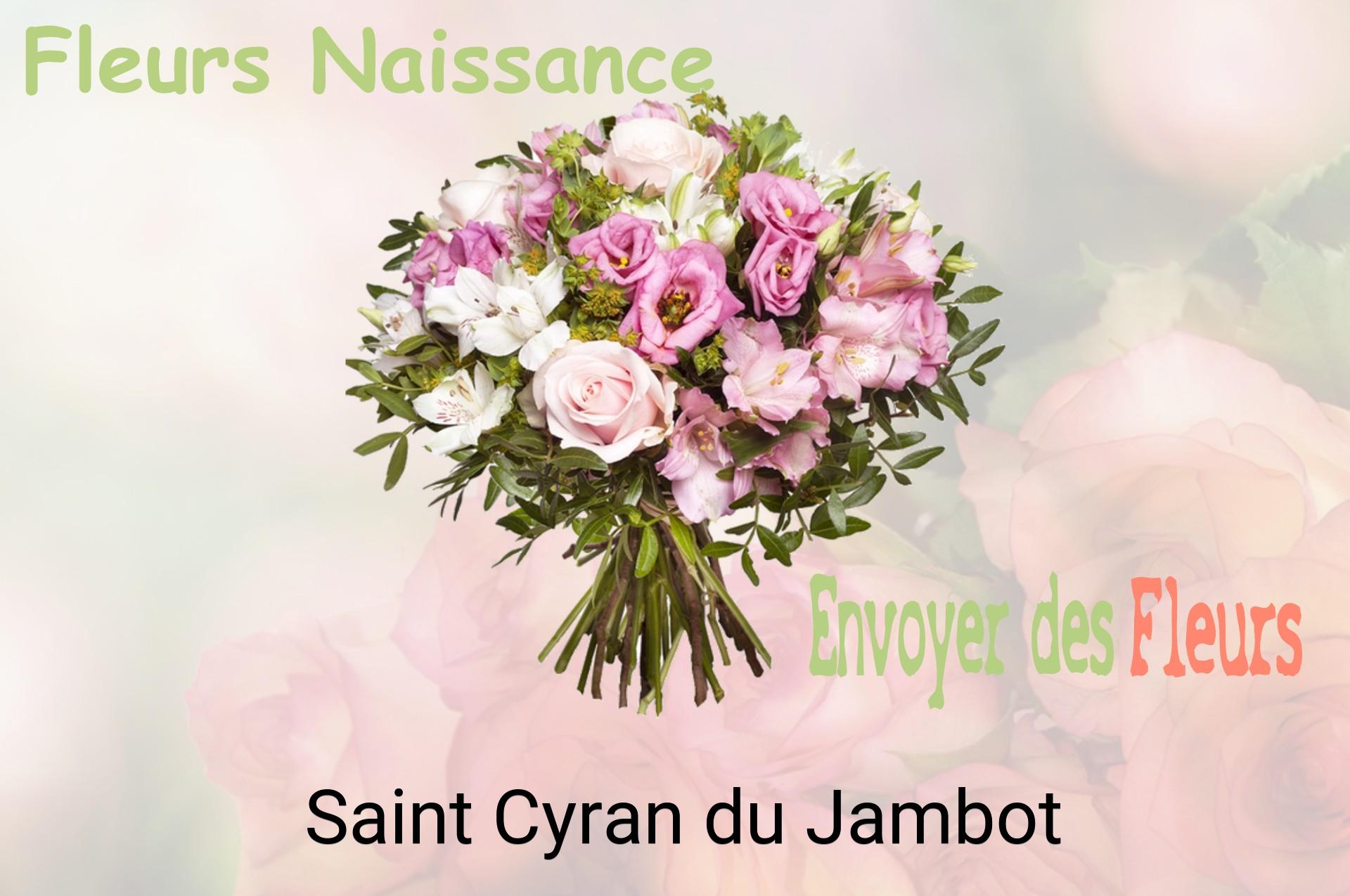 Bouquet de fleurs de naissance livré à Saint-Cyran-du-Jambot