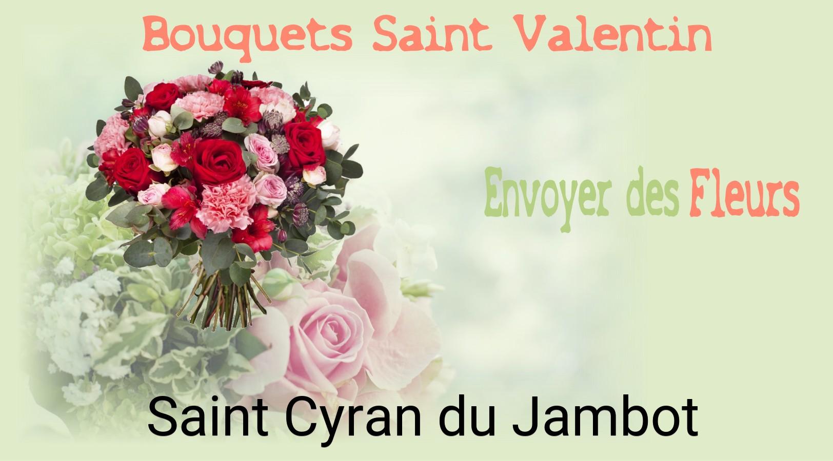 Roses de Saint-Valentin livrées à Saint-Cyran-du-Jambot